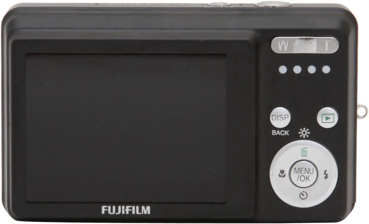 Alt view image 4 of 11 - FUJIFILM FinePix J10 Black 8.0 MP 3X Optical Zoom Digital Camera
