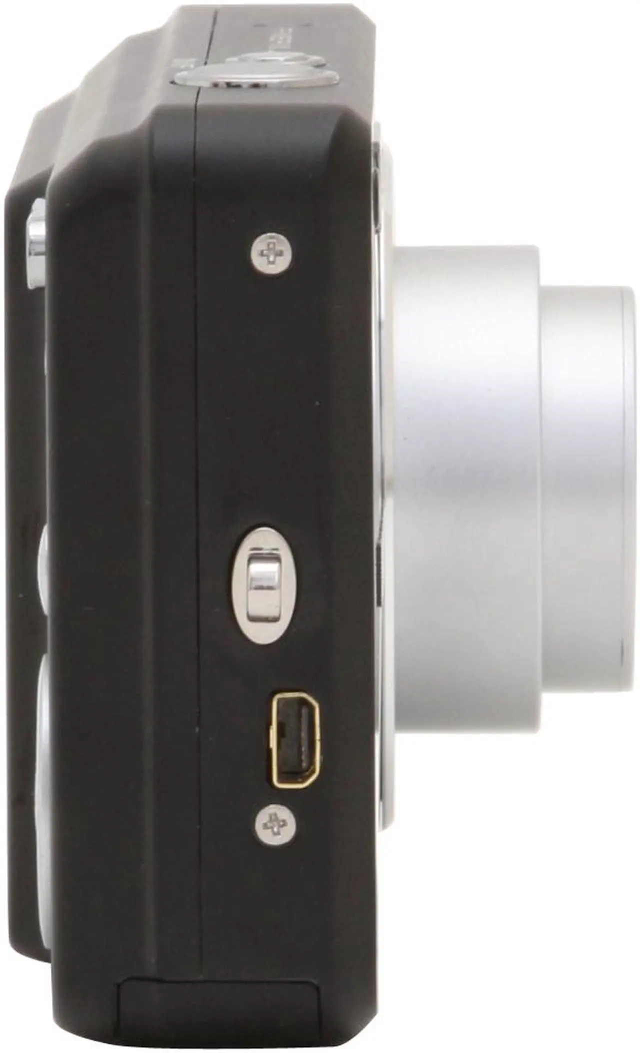 Alt view image 6 of 11 - FUJIFILM FinePix J10 Black 8.0 MP 3X Optical Zoom Digital Camera