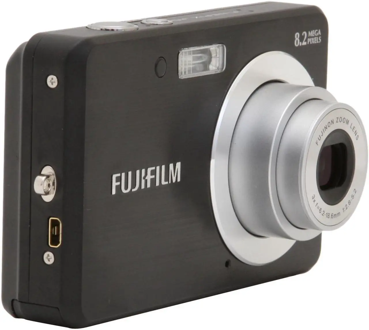 Alt view image 7 of 11 - FUJIFILM FinePix J10 Black 8.0 MP 3X Optical Zoom Digital Camera