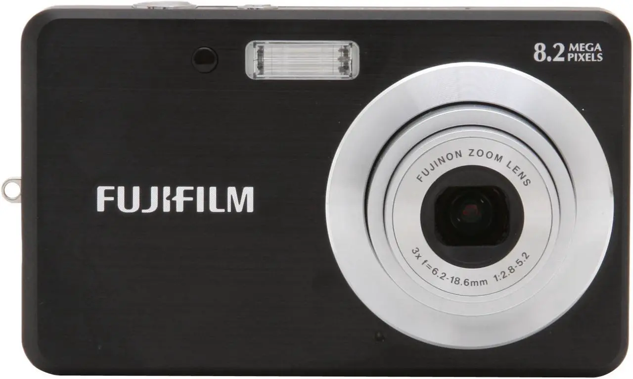 Alt view image 8 of 11 - FUJIFILM FinePix J10 Black 8.0 MP 3X Optical Zoom Digital Camera
