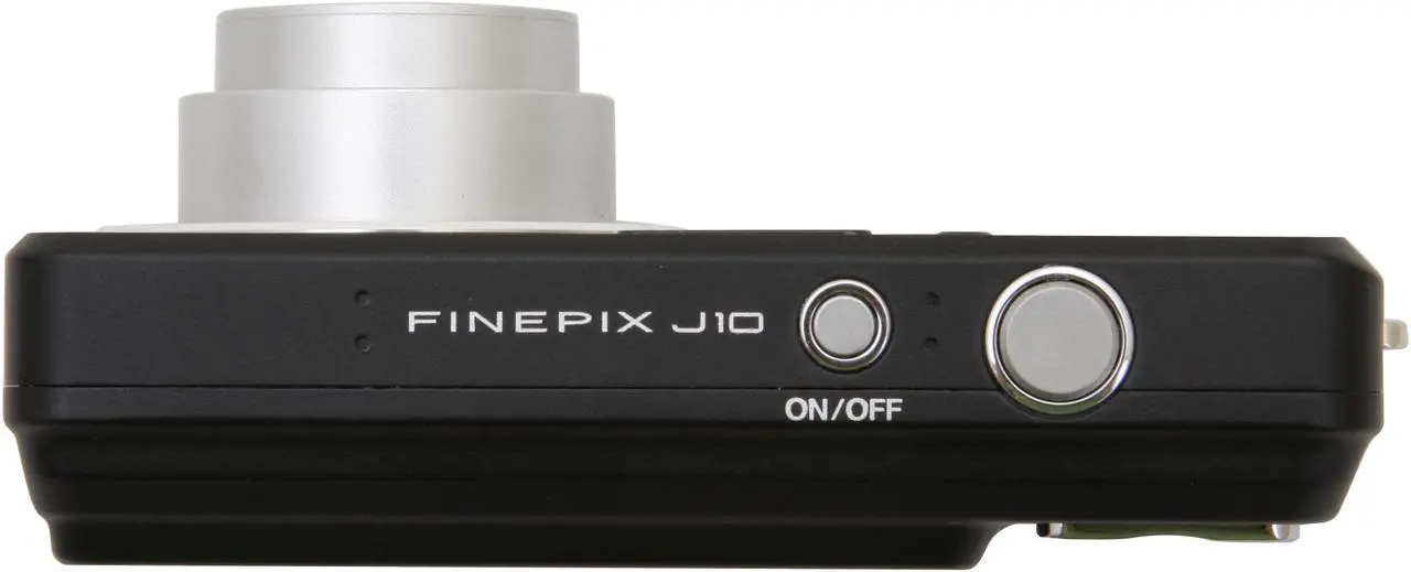 Alt view image 9 of 11 - FUJIFILM FinePix J10 Black 8.0 MP 3X Optical Zoom Digital Camera