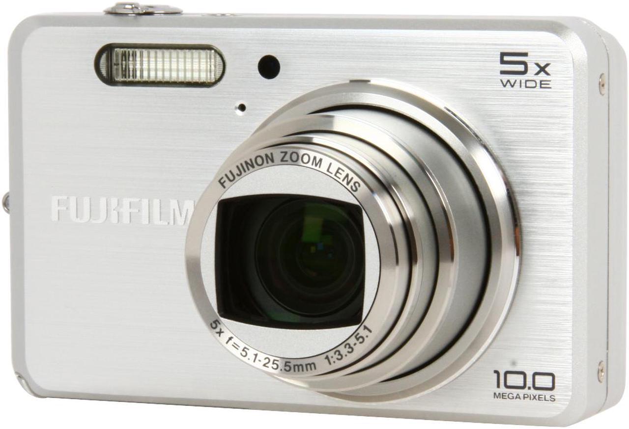 Main image of FUJIFILM FinePix J150W Silver 10 MP 5X Optical Zoom 28mm Wide Angle Digital Camera