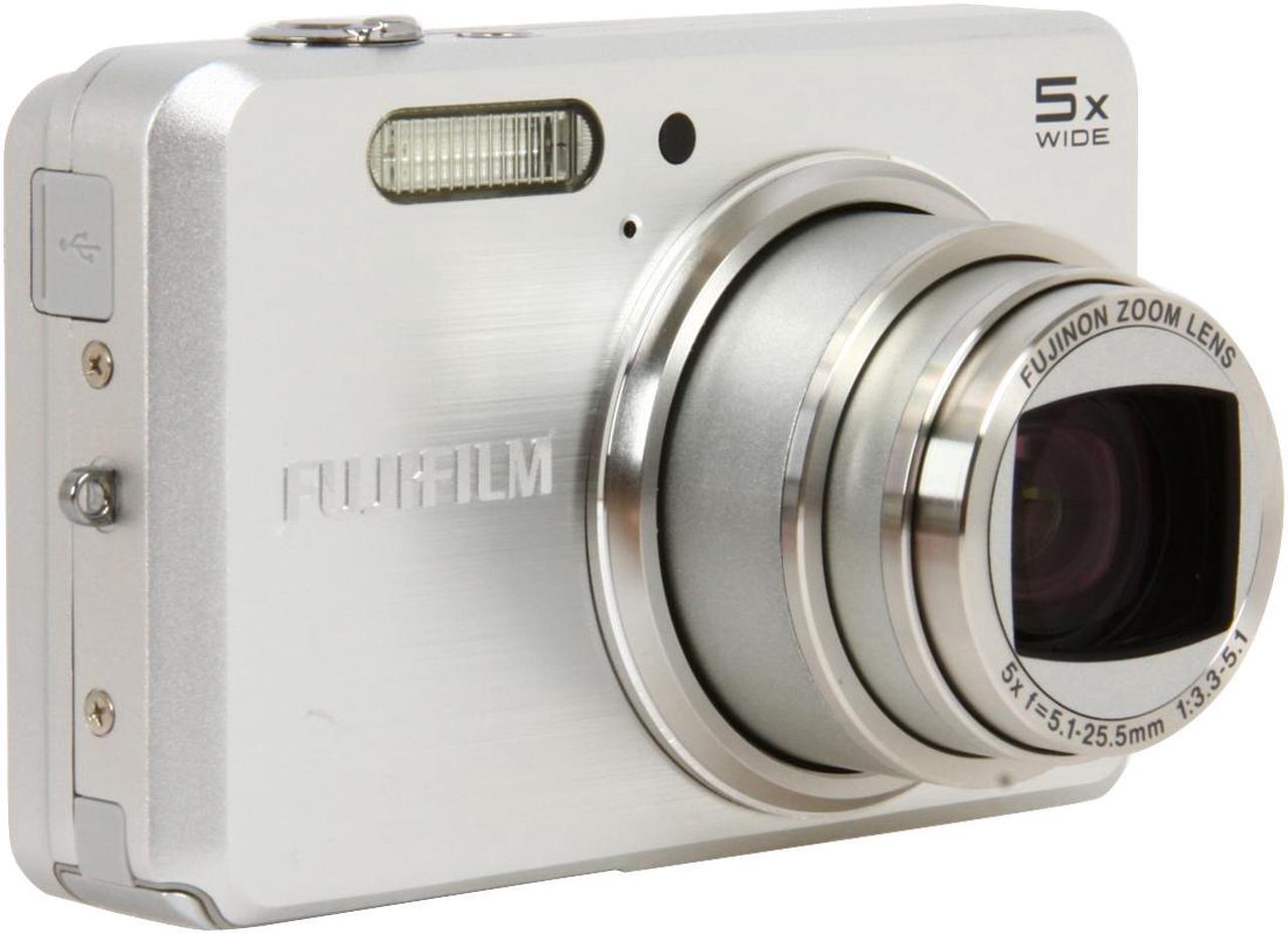 Alt view image 7 of 14 - FUJIFILM FinePix J150W Silver 10 MP 5X Optical Zoom 28mm Wide Angle Digital Camera