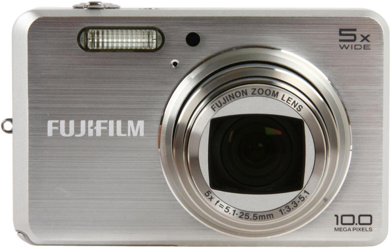 Alt view image 8 of 14 - FUJIFILM FinePix J150W Silver 10 MP 5X Optical Zoom 28mm Wide Angle Digital Camera