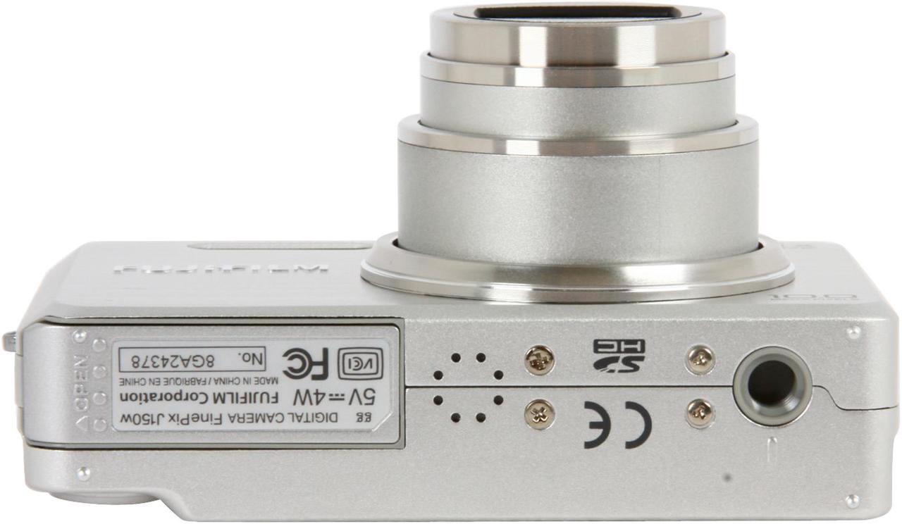 Alt view image 10 of 14 - FUJIFILM FinePix J150W Silver 10 MP 5X Optical Zoom 28mm Wide Angle Digital Camera