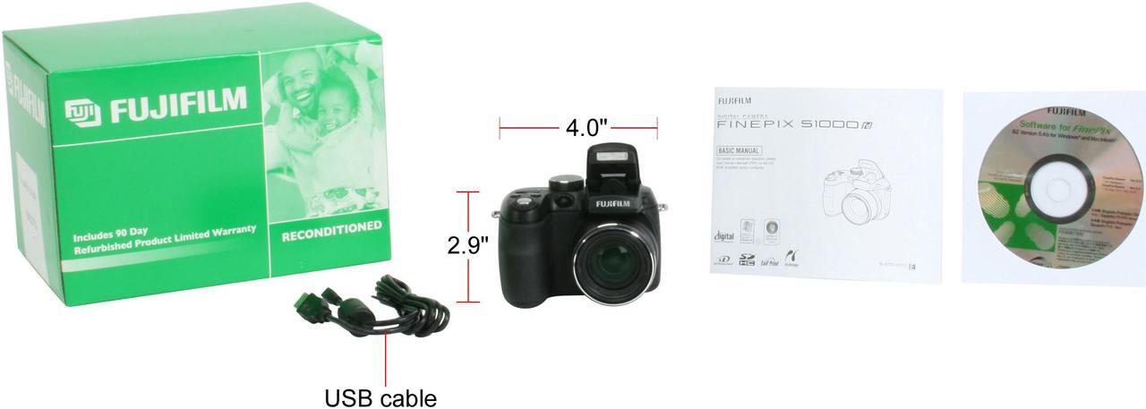 Alt view image 13 of 13 - FUJIFILM FinePix S1000fd Black 10.0 MP 12X Optical Zoom Digital Camera