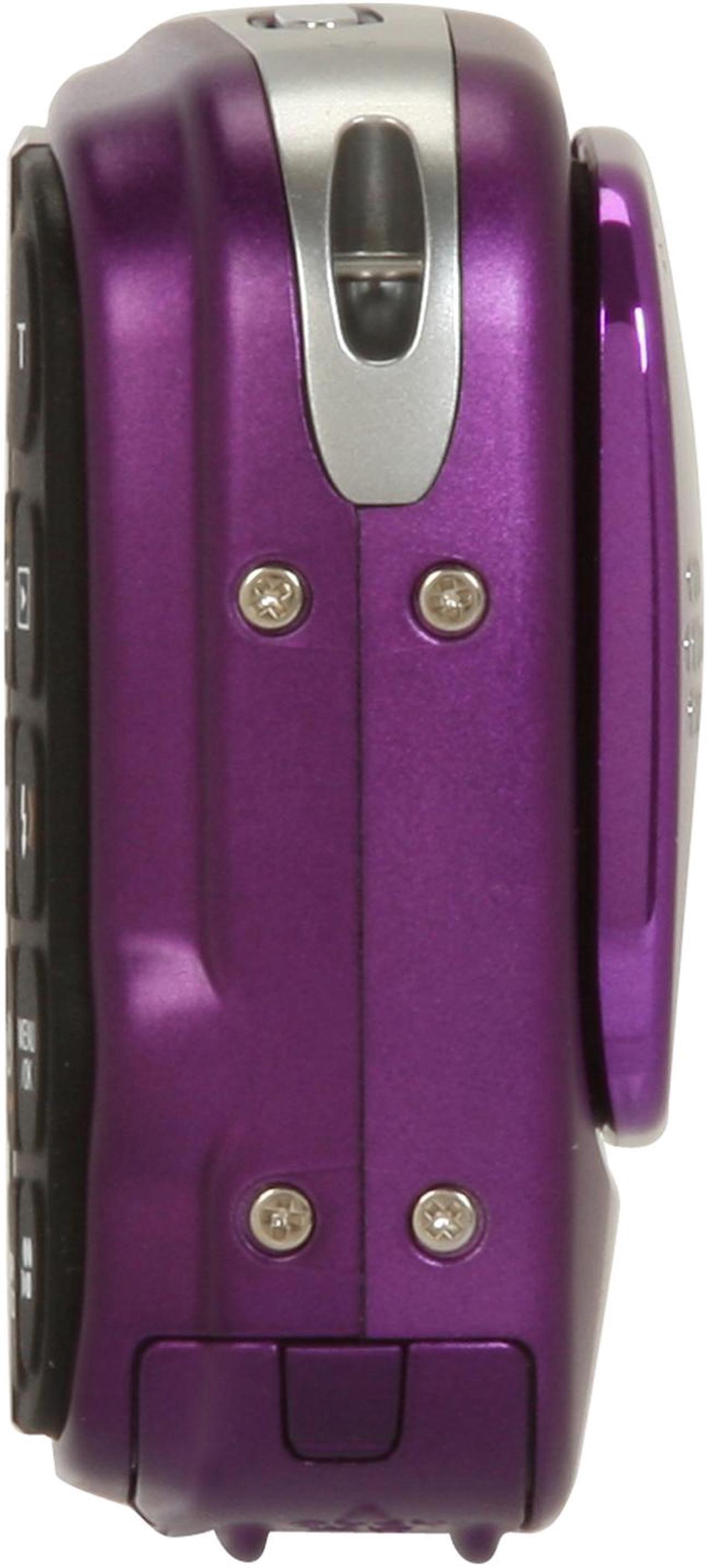 Alt view image 6 of 11 - FUJIFILM FinePix Z30 Purple 10.0 MP 3X Optical Zoom Digital Camera