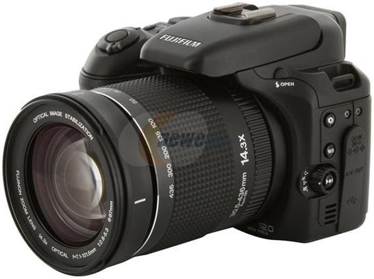 Main image of FUJIFILM FINEPIX S200 EXR Black 12.0 MP 14.3X Optical Zoom Digital Camera