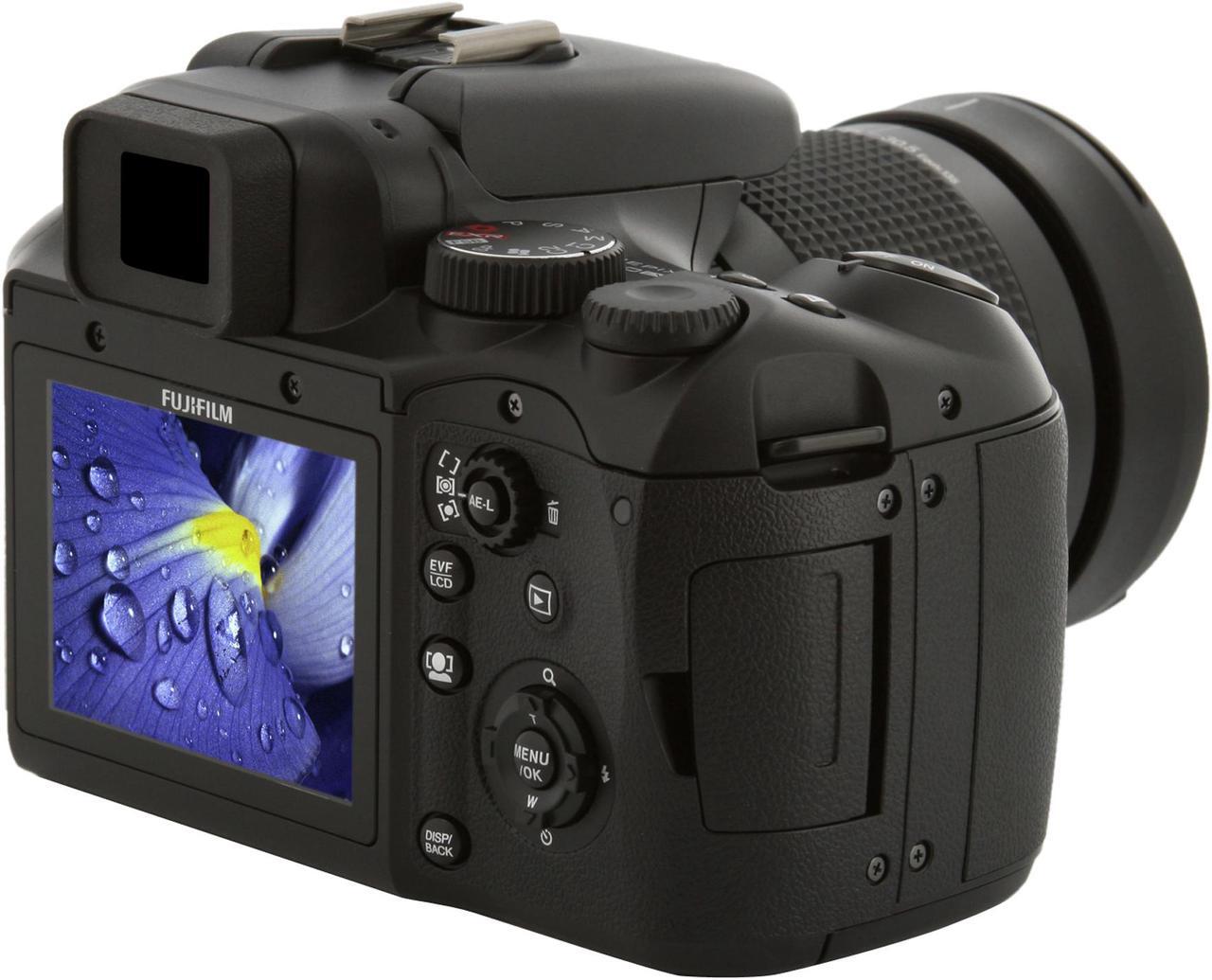 Alt view image 5 of 13 - FUJIFILM FINEPIX S200 EXR Black 12.0 MP 14.3X Optical Zoom Digital Camera