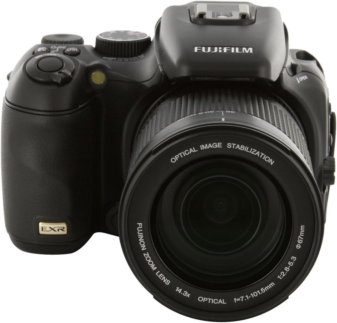 Alt view image 8 of 13 - FUJIFILM FINEPIX S200 EXR Black 12.0 MP 14.3X Optical Zoom Digital Camera