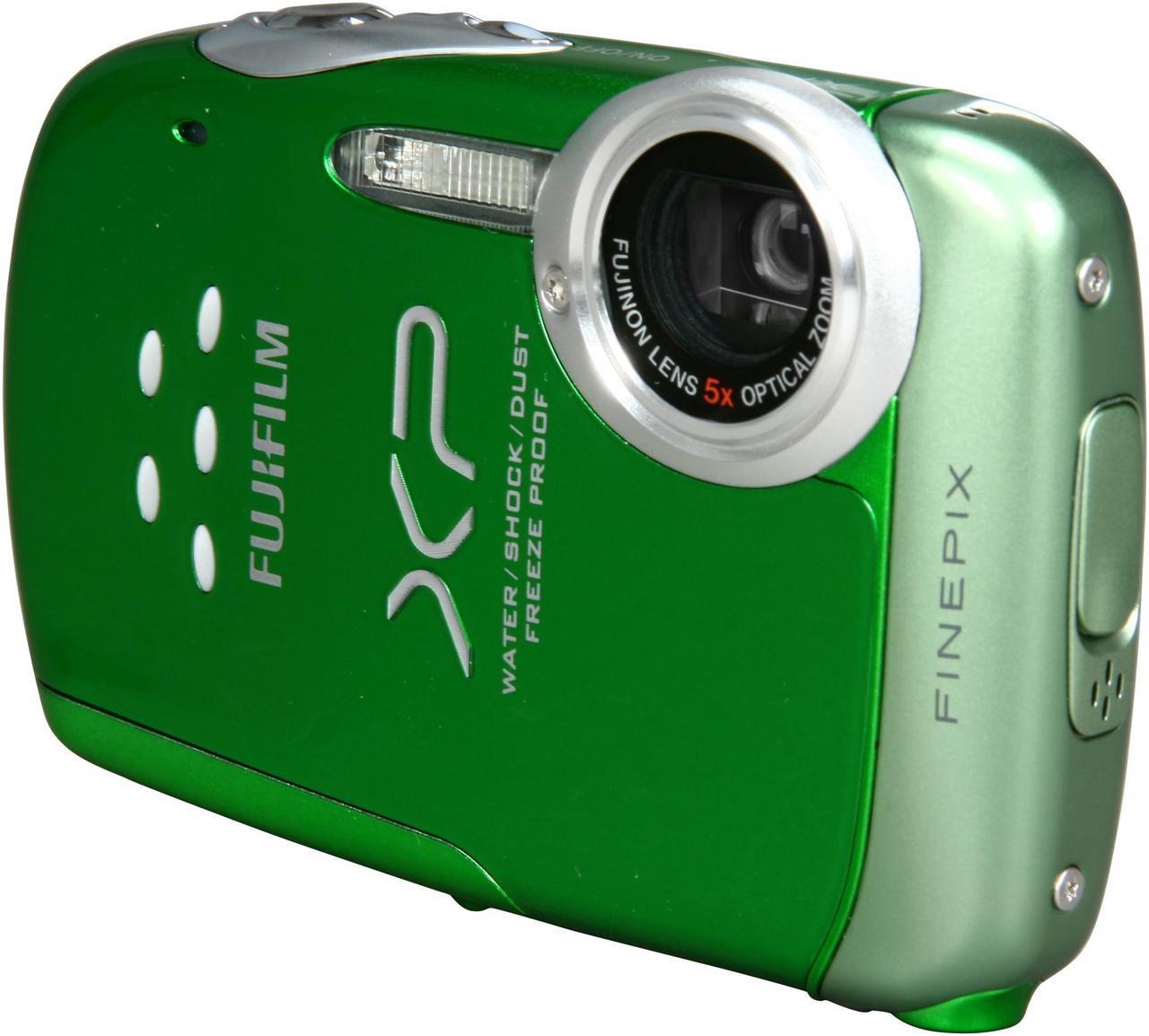 FUJIFILM FINEPIX XP10 Green 12.0 MP 5X Optical Zoom Waterproof Shockproof Digital Camera