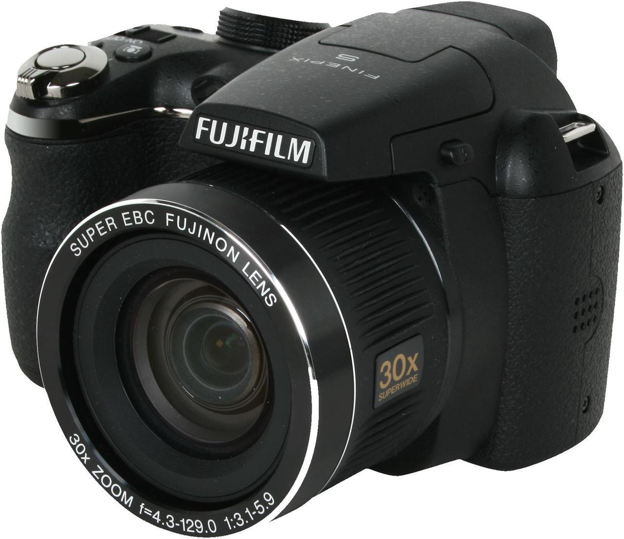 FUJIFILM S4000 Black 14.0 MP 30X Optical Zoom 24mm Wide Angle Digital Camera