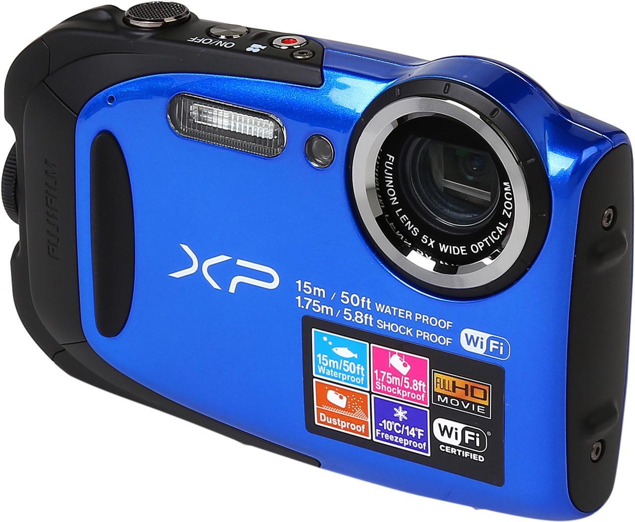 Main image of FUJIFILM FinePix XP80 16449430 Blue 16.4 MP 2.7" 460K Tough Camera