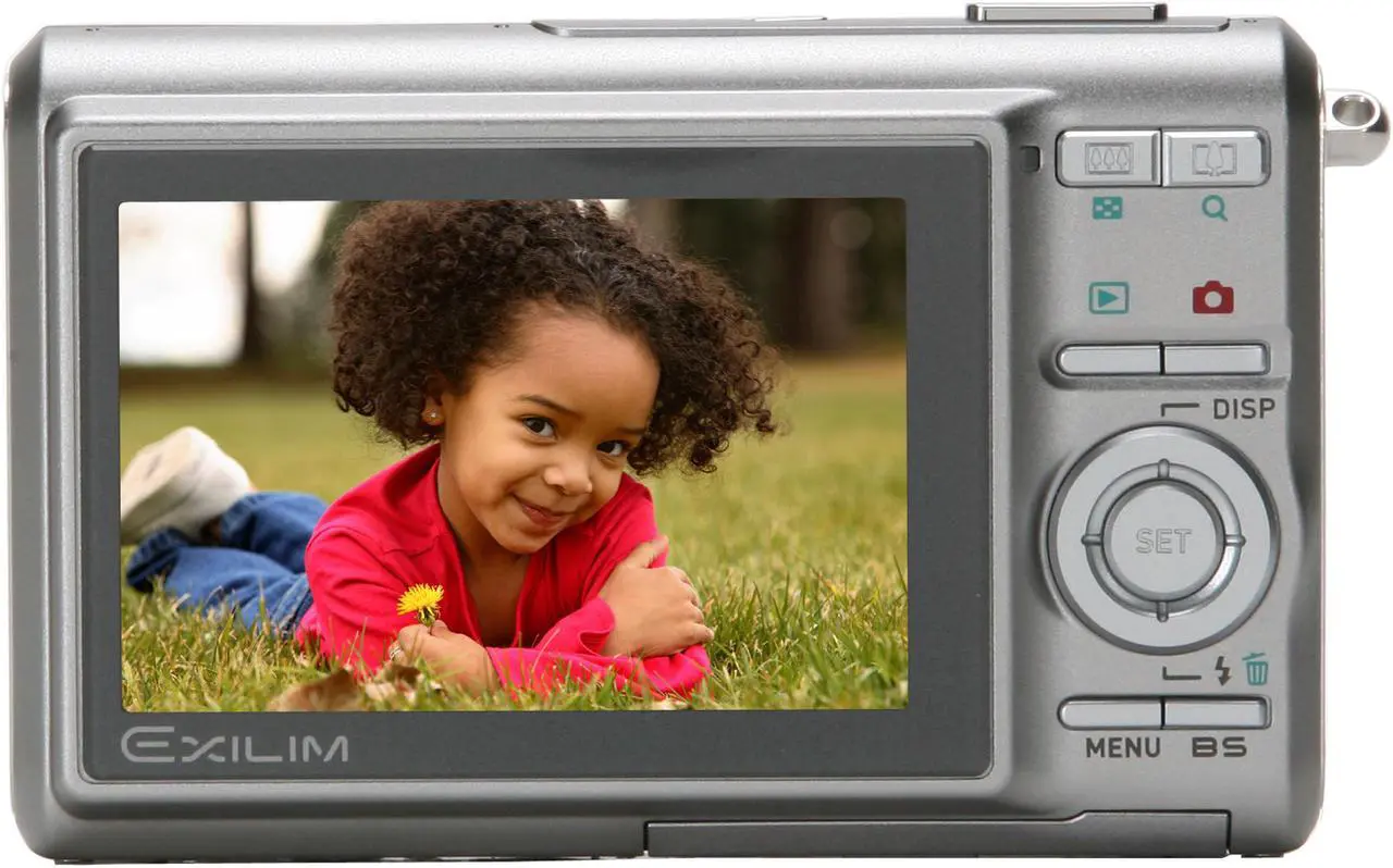 Alt view image 4 of 11 - CASIO EX-Z75SR Silver 7.2 MP 3X Optical Zoom Digital Camera