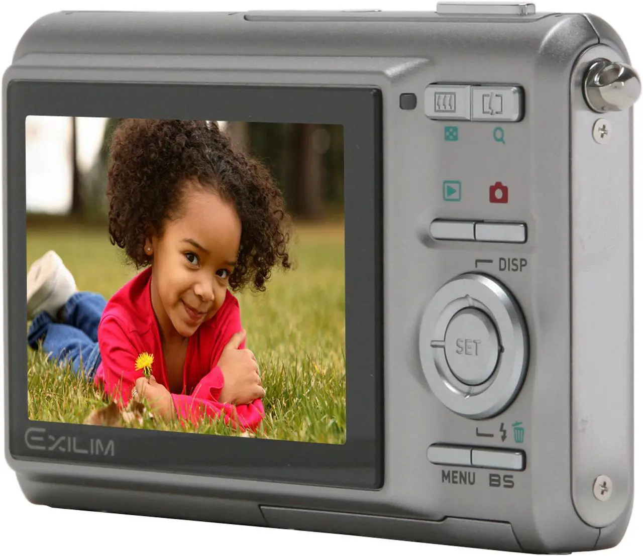 Alt view image 5 of 11 - CASIO EX-Z75SR Silver 7.2 MP 3X Optical Zoom Digital Camera