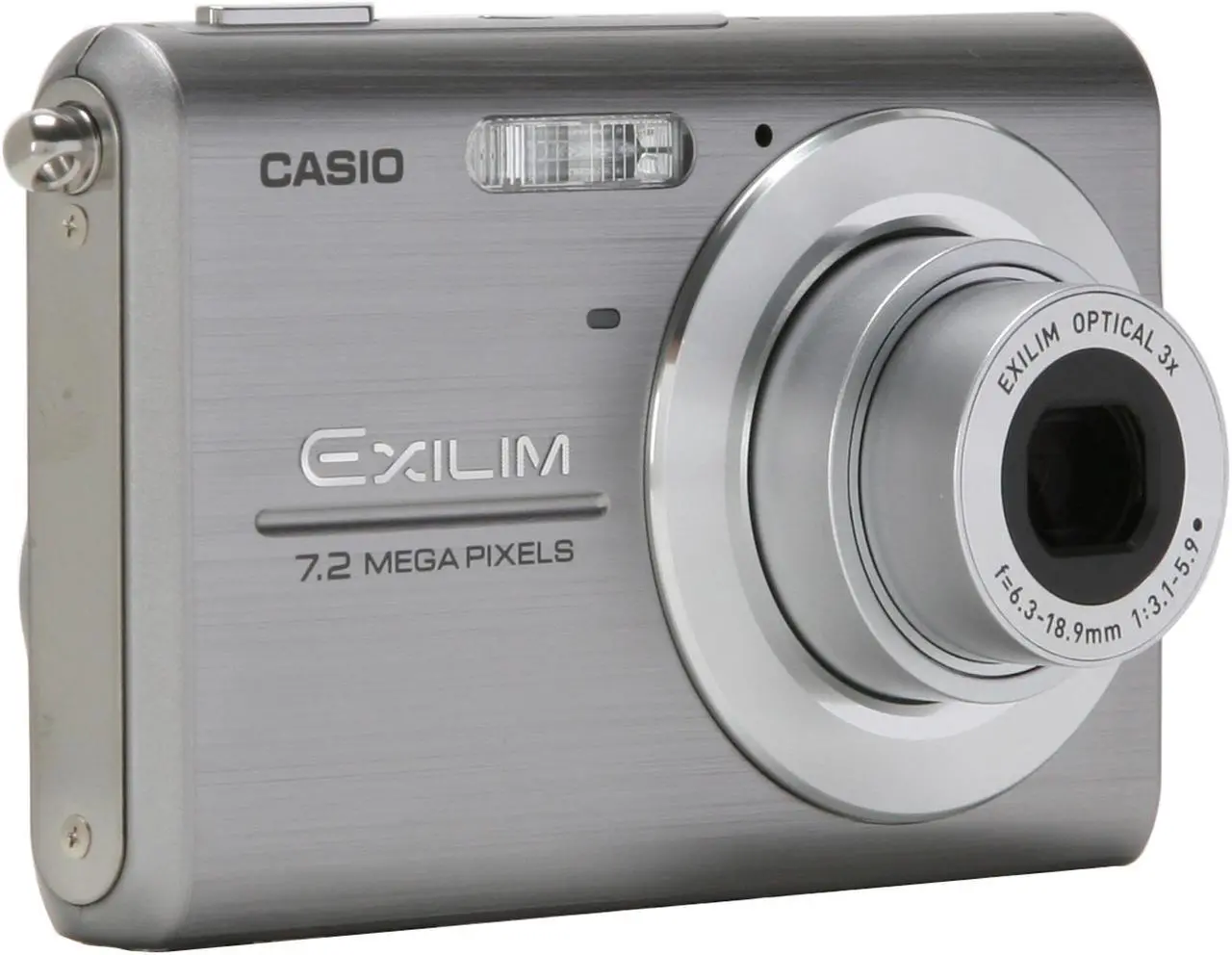 Alt view image 7 of 11 - CASIO EX-Z75SR Silver 7.2 MP 3X Optical Zoom Digital Camera