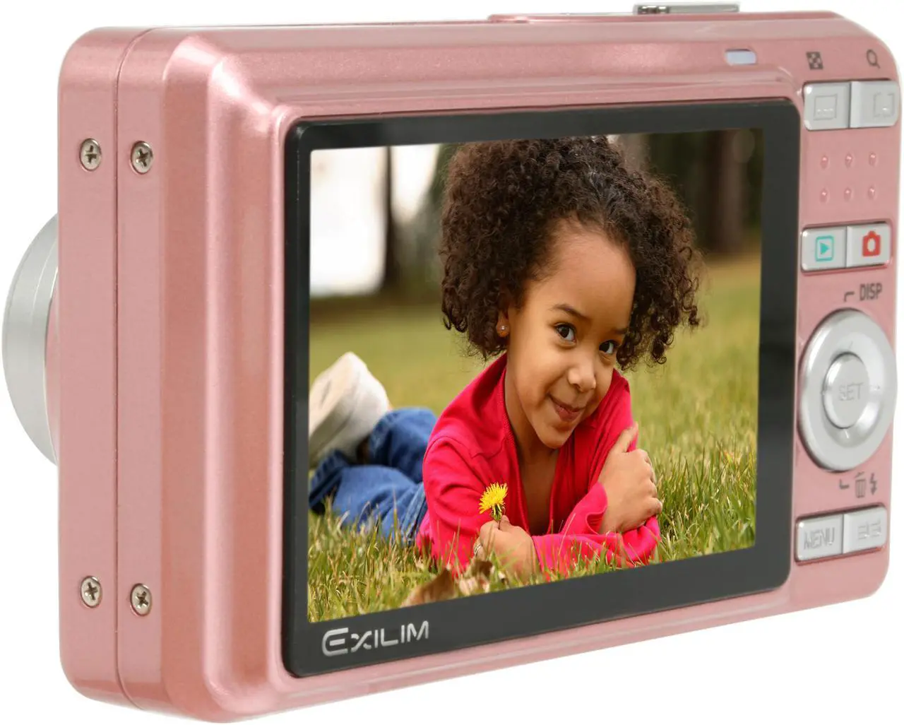 Alt view image 3 of 12 - CASIO Exilim EX-Z29 Pink 10.1 MP 3X Optical Zoom Digital Camera