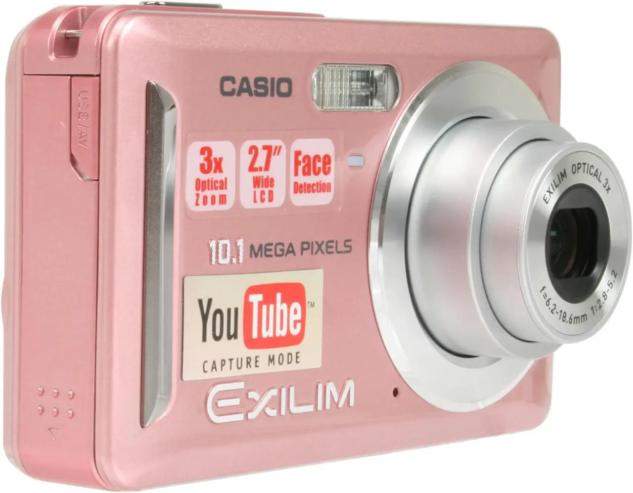 Alt view image 7 of 12 - CASIO Exilim EX-Z29 Pink 10.1 MP 3X Optical Zoom Digital Camera