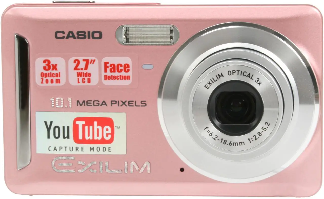 Alt view image 8 of 12 - CASIO Exilim EX-Z29 Pink 10.1 MP 3X Optical Zoom Digital Camera