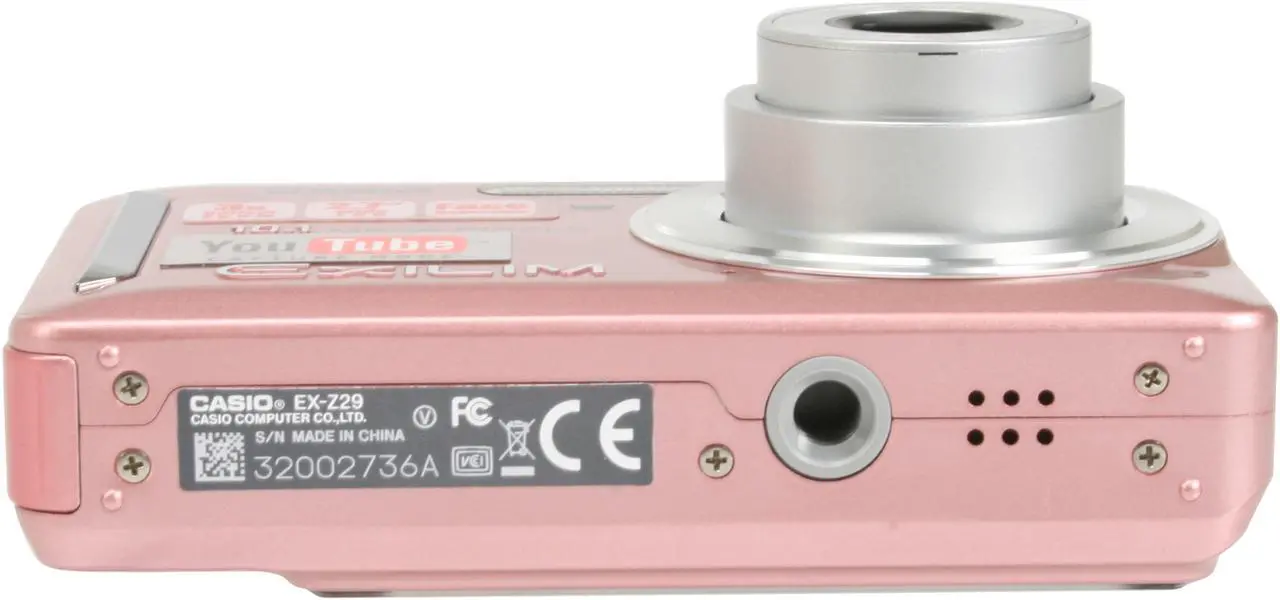 Alt view image 10 of 12 - CASIO Exilim EX-Z29 Pink 10.1 MP 3X Optical Zoom Digital Camera