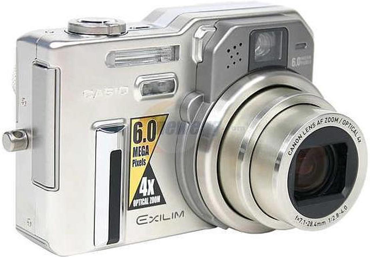 CASIO Exilim Pro EX-P600 Silver 6.0MP 4X Optical Zoom Digital Camera