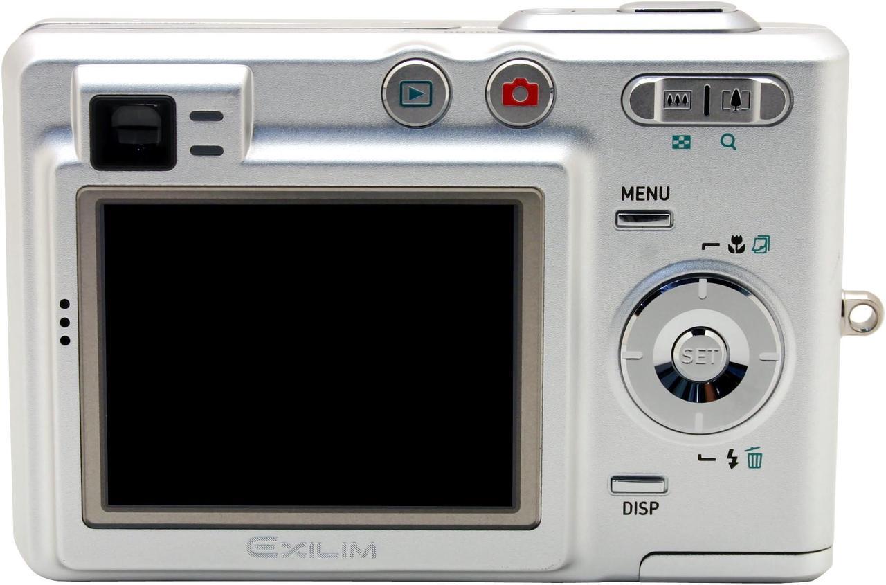 Alt view image 7 of 10 - CASIO Exilim EX-Z50 Silver 5.0MP 3X Optical Zoom Digital Camera