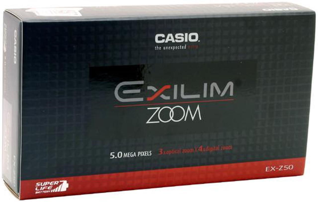 Alt view image 10 of 10 - CASIO Exilim EX-Z50 Silver 5.0MP 3X Optical Zoom Digital Camera