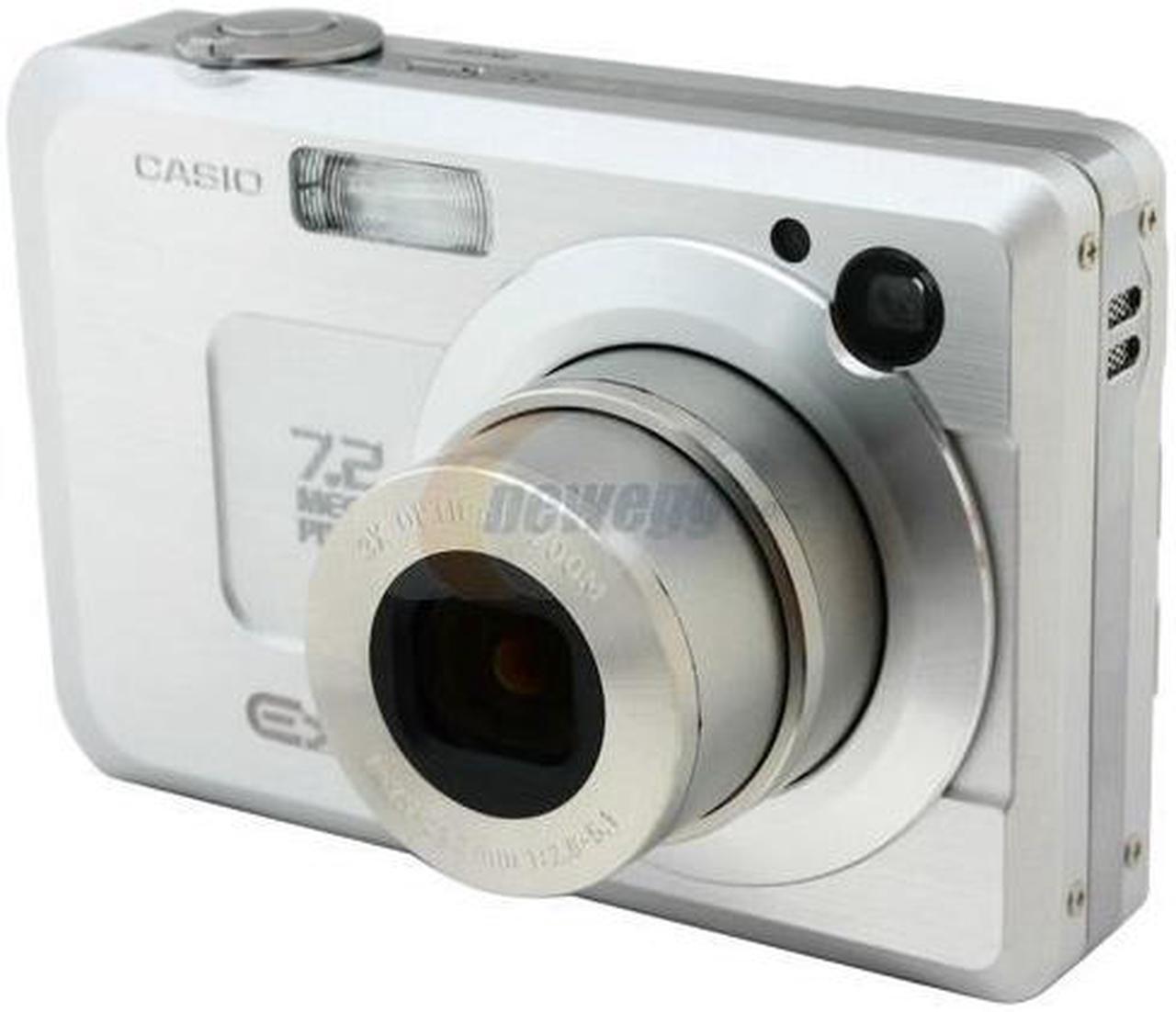 Alt view image 2 of 13 - CASIO Exilim EX-Z750 Silver 7.2MP 3X Optical Zoom Digital Camera