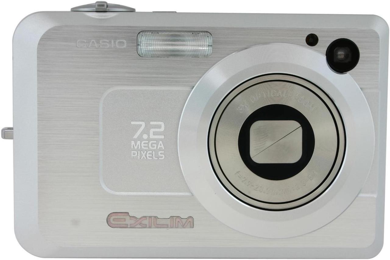 Alt view image 3 of 13 - CASIO Exilim EX-Z750 Silver 7.2MP 3X Optical Zoom Digital Camera
