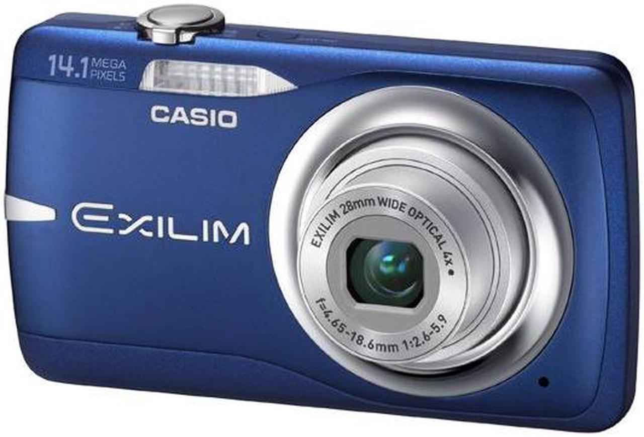 Alt view image 2 of 2 - CASIO EXILIM EX-Z550 Blue 14 MP 4X Optical Zoom 26mm Wide Angle Digital Camera