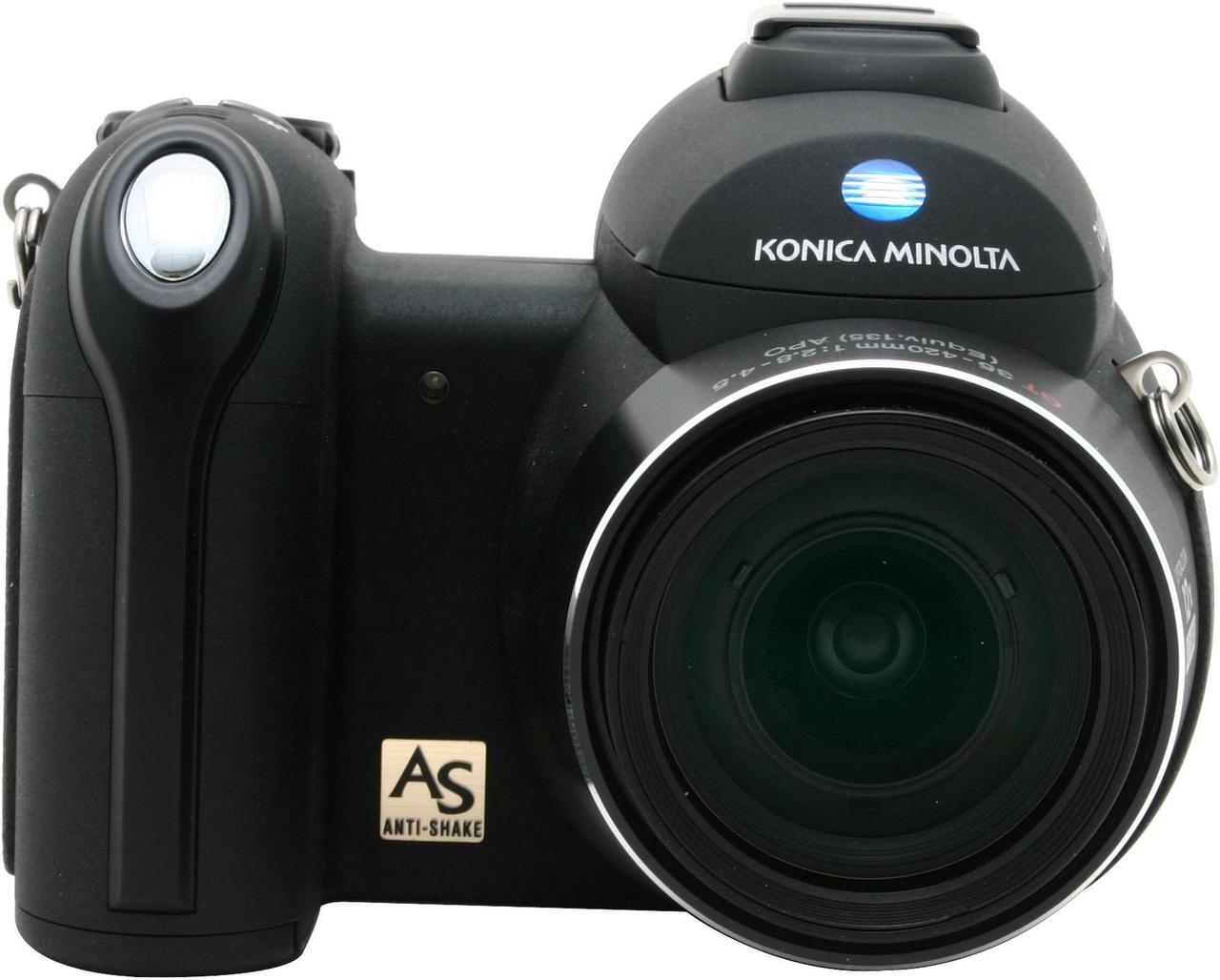 Alt view image 2 of 9 - KONICA MINOLTA DiMAGE Z5 Black 5.0MP 12X Optical Zoom Digital Camera