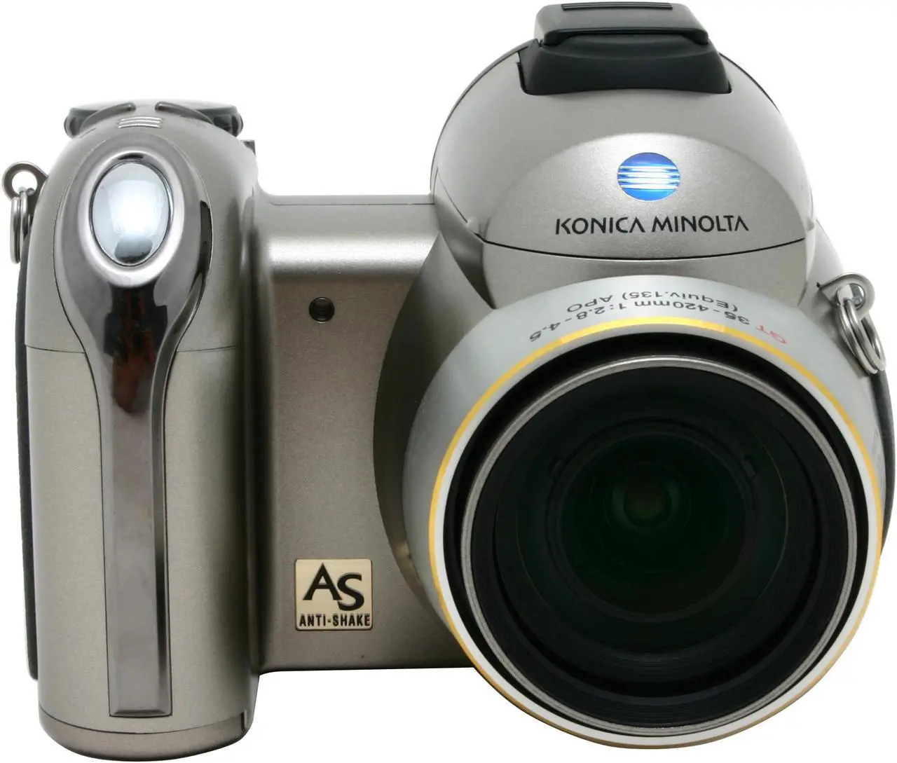 Alt view image 2 of 9 - KONICA MINOLTA DiMAGE Z6 Champagne 6.0 MP 12X Optical Zoom Digital Camera