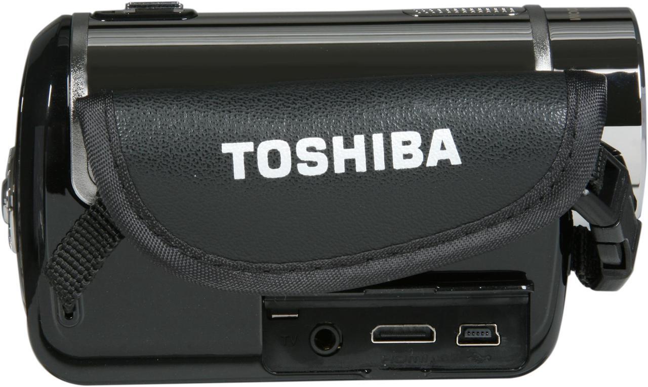 Alt view image 5 of 11 - TOSHIBA Camileo H30 Black CMOS 3.0" touch LCD 5X Optical Zoom Full HD Camcorder