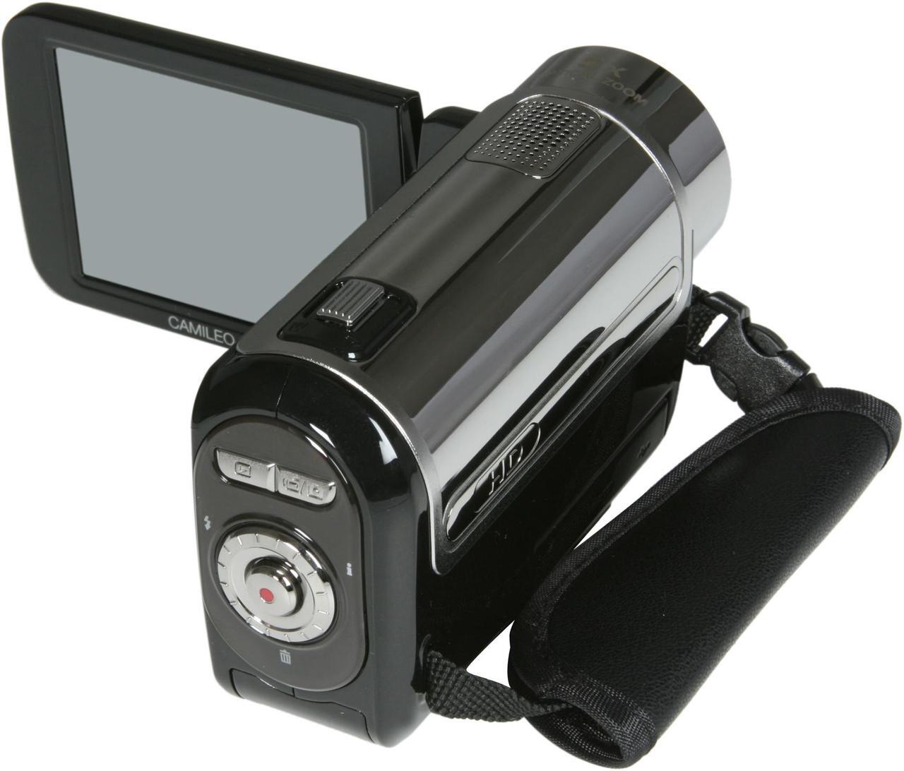 Alt view image 8 of 11 - TOSHIBA Camileo H30 Black CMOS 3.0" touch LCD 5X Optical Zoom Full HD Camcorder
