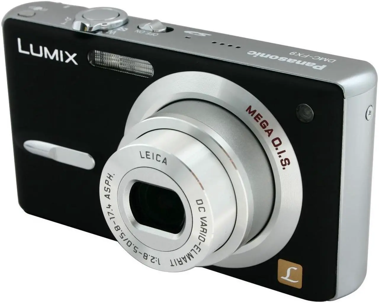 Alt view image 2 of 9 - Panasonic DMC-FX9K Black 6.0 MP 3X Optical Zoom Digital Camera
