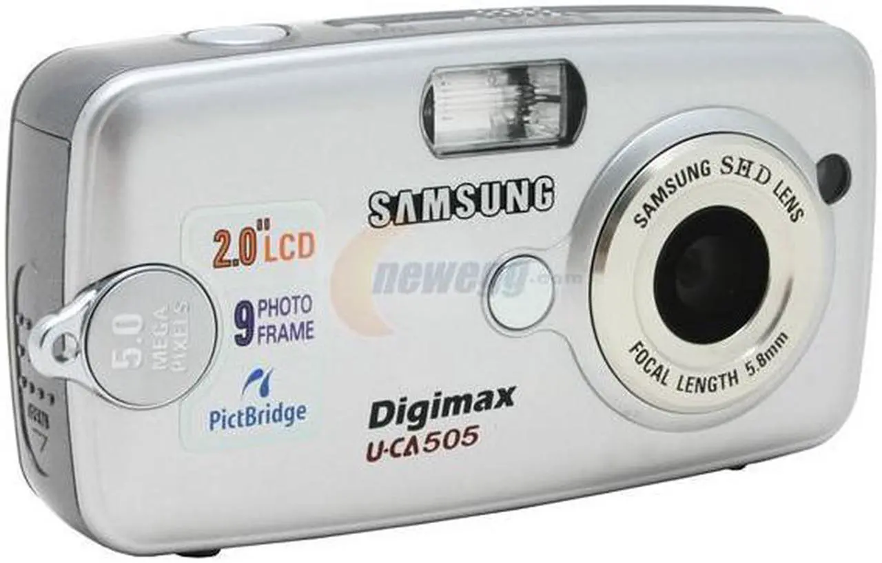 Main image of SAMSUNG DIGIMAX-UCA505 Silver 5.0 MP Digital Camera With 2.0" TFT LCD