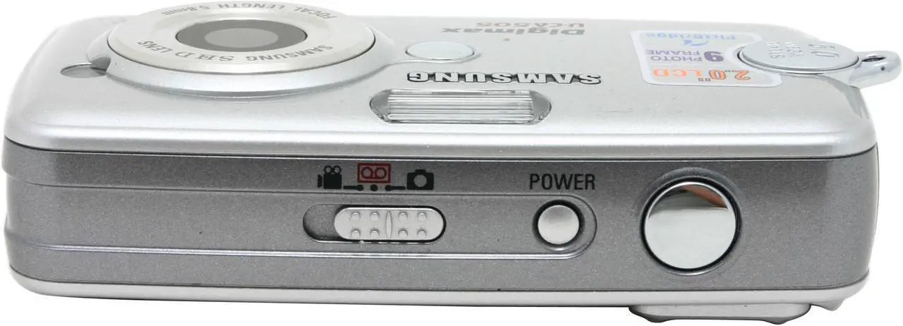 Alt view image 7 of 9 - SAMSUNG DIGIMAX-UCA505 Silver 5.0 MP Digital Camera With 2.0" TFT LCD