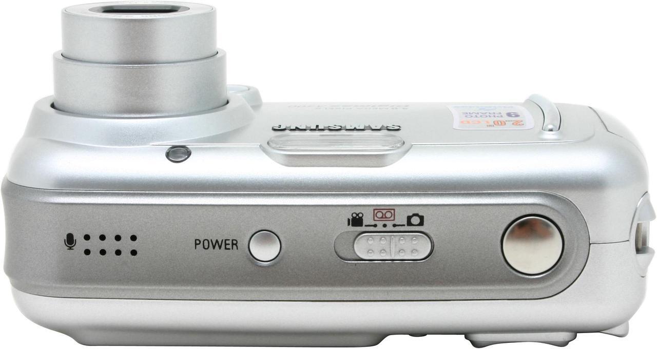 Alt view image 7 of 9 - SAMSUNG DigiMax-A400 Silver 4.0 MP 3X Optical Zoom Digital Camera With 3x Optical Zoom and 2.0" TFT LCD