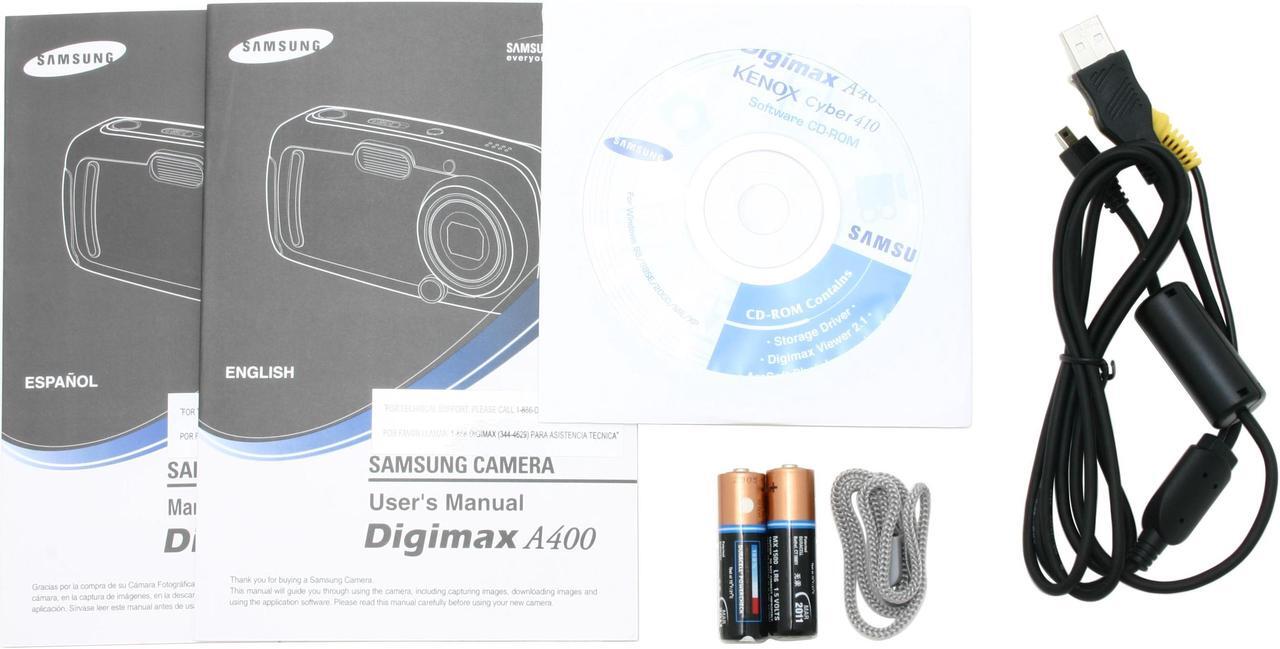 Alt view image 8 of 9 - SAMSUNG DigiMax-A400 Silver 4.0 MP 3X Optical Zoom Digital Camera With 3x Optical Zoom and 2.0" TFT LCD