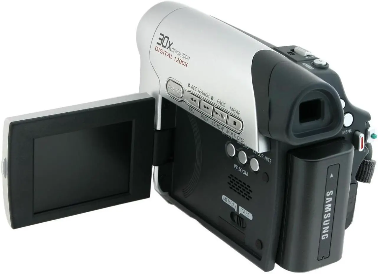 Alt view image 6 of 11 - SAMSUNG SC-D363 CCD 2.5" 112K LCD LCD 30X Optical Zoom MiniDV Camcorder