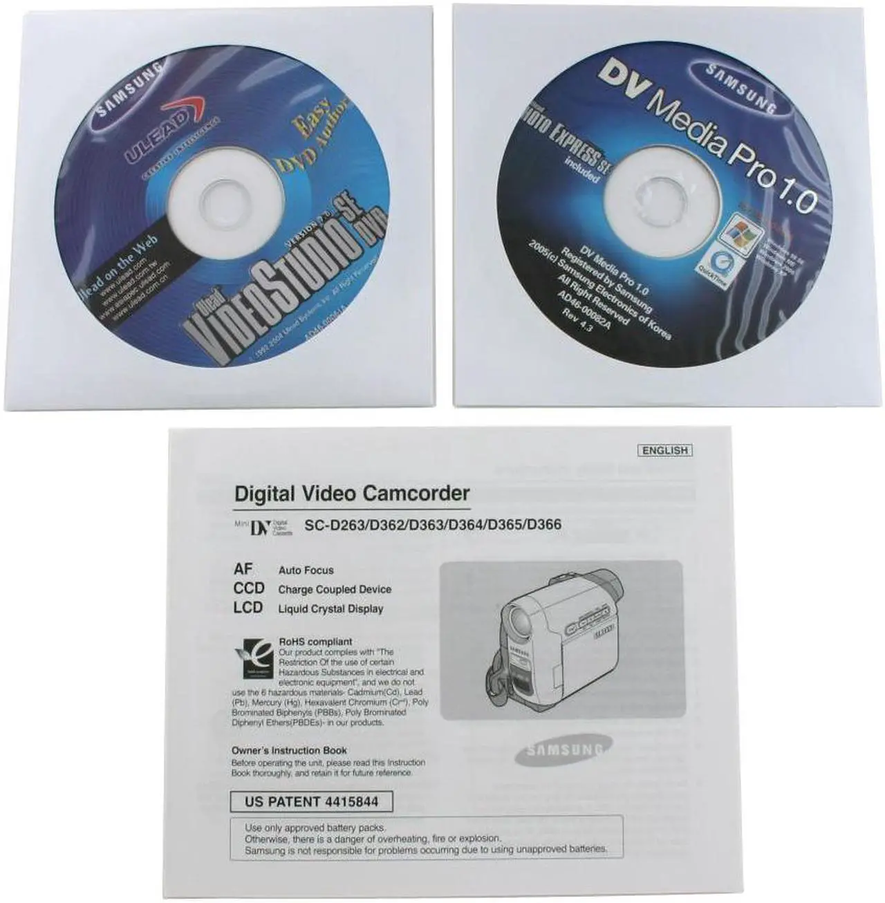 Alt view image 10 of 11 - SAMSUNG SC-D363 CCD 2.5" 112K LCD LCD 30X Optical Zoom MiniDV Camcorder