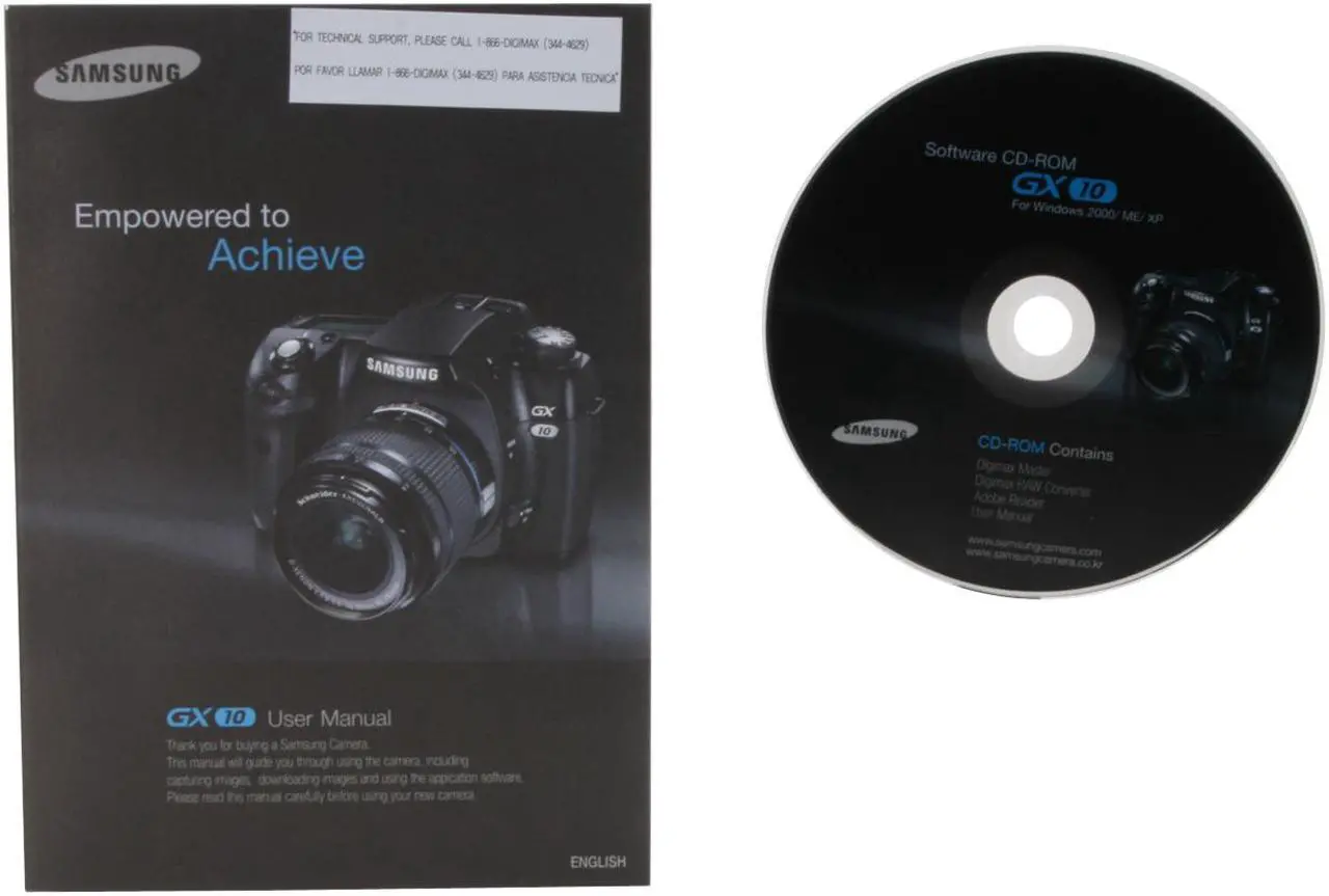 Alt view image 8 of 9 - SAMSUNG GX10 Black 10.2 MP  Digital SLR Camera - Body Only