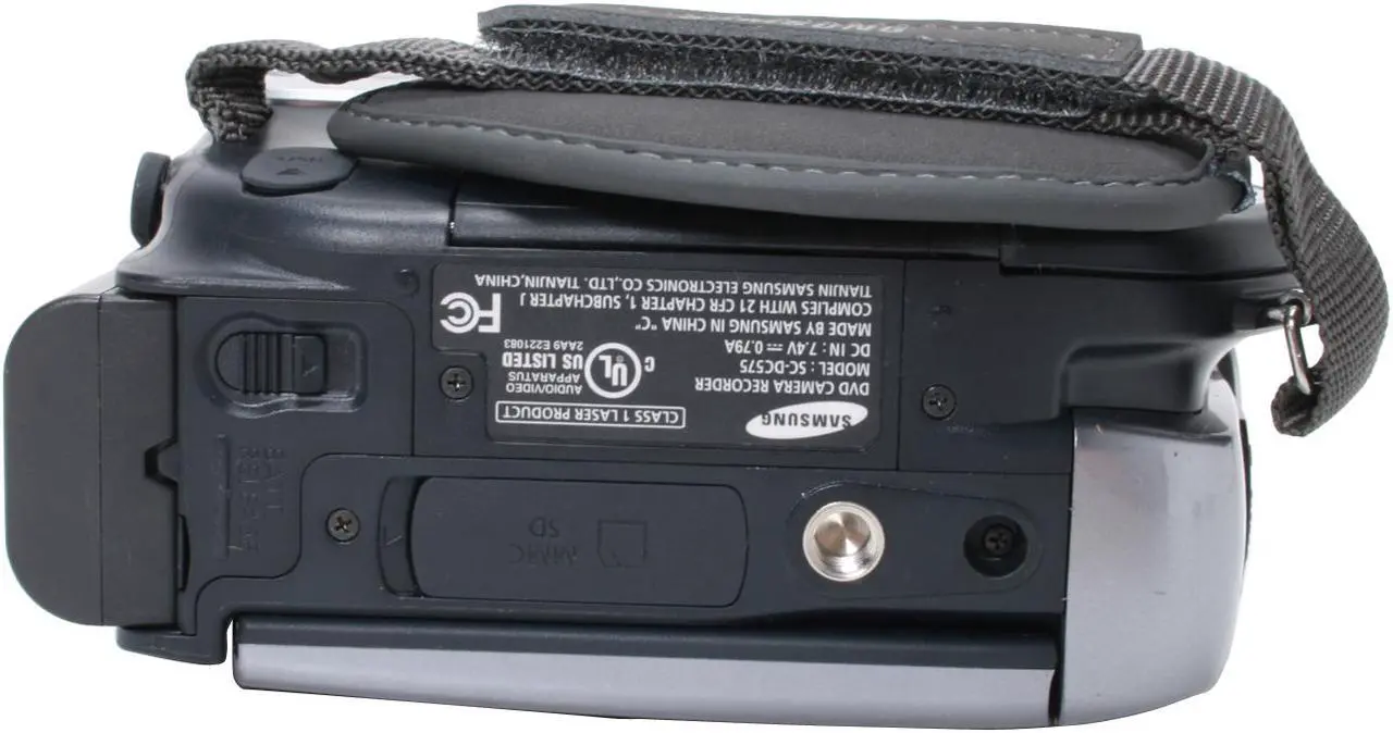 Alt view image 10 of 13 - SAMSUNG SC-DC575 Silver 2.7"LCD 26X Optical Zoom DVD Digital Camcorder