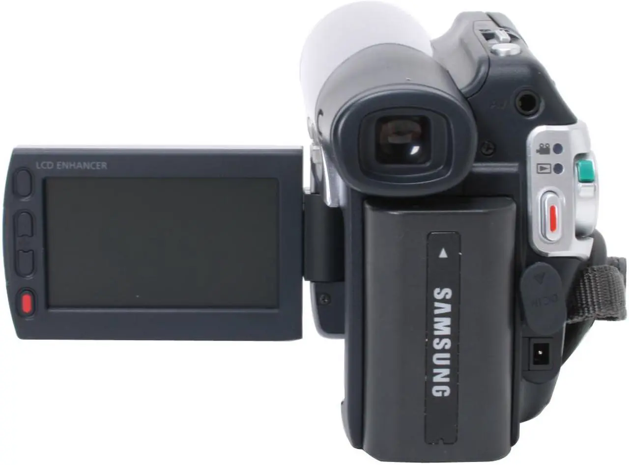 Alt view image 7 of 13 - SAMSUNG SC-DC575 Silver 2.7"LCD 26X Optical Zoom DVD Digital Camcorder