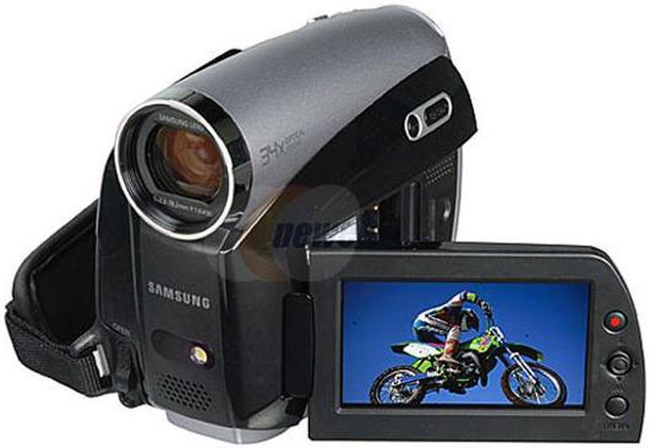 Alt view image 2 of 2 - SAMSUNG SC-D382 Black 1/6" CCD 2.7" Wide LCD LCD 34X Optical Zoom MiniDV Camcorder