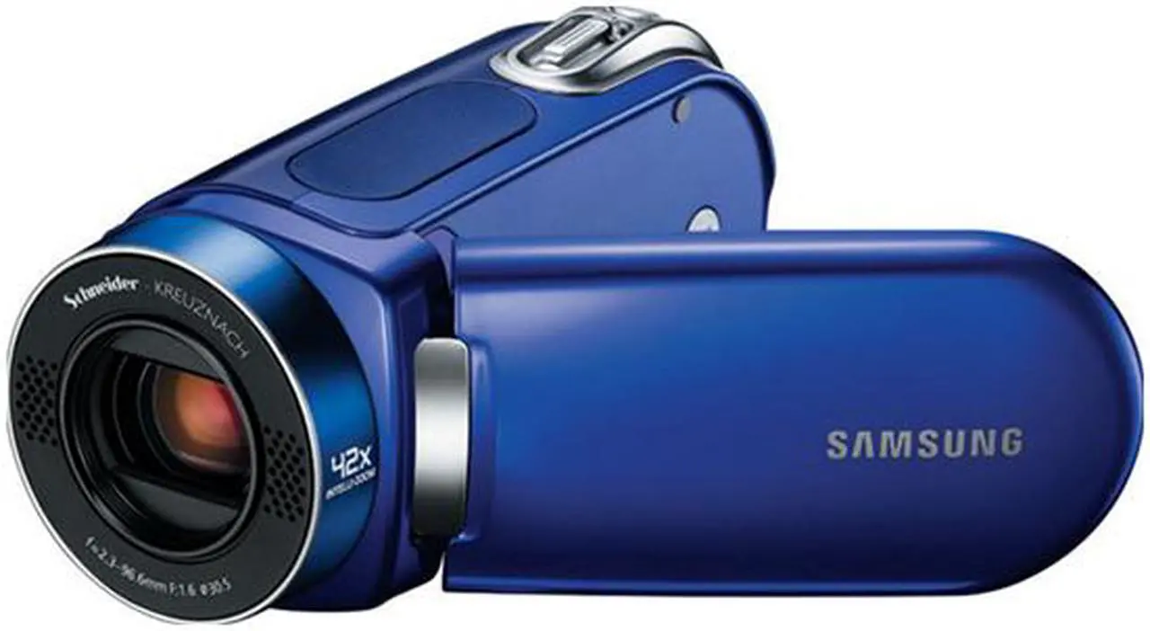 Main image of SAMSUNG  SMX-F34LN  Blue  1/6" CCD  2.7" LCD  34X  Optical Zoom 16GB Digital Memory Camcorder