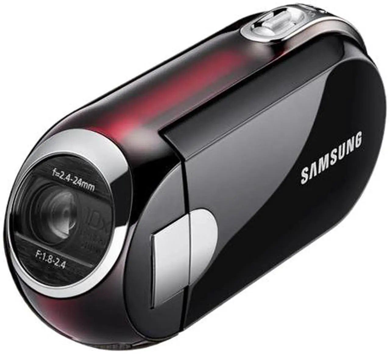 Main image of SAMSUNG SMX-C10 Black-Red 1/6" CCD 2.7" 230K LCD 10X Optical Zoom Compact SD Camcorder