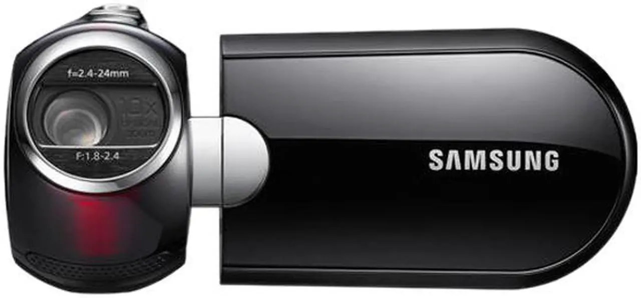 Alt view image 3 of 8 - SAMSUNG SMX-C10 Black-Red 1/6" CCD 2.7" 230K LCD 10X Optical Zoom Compact SD Camcorder