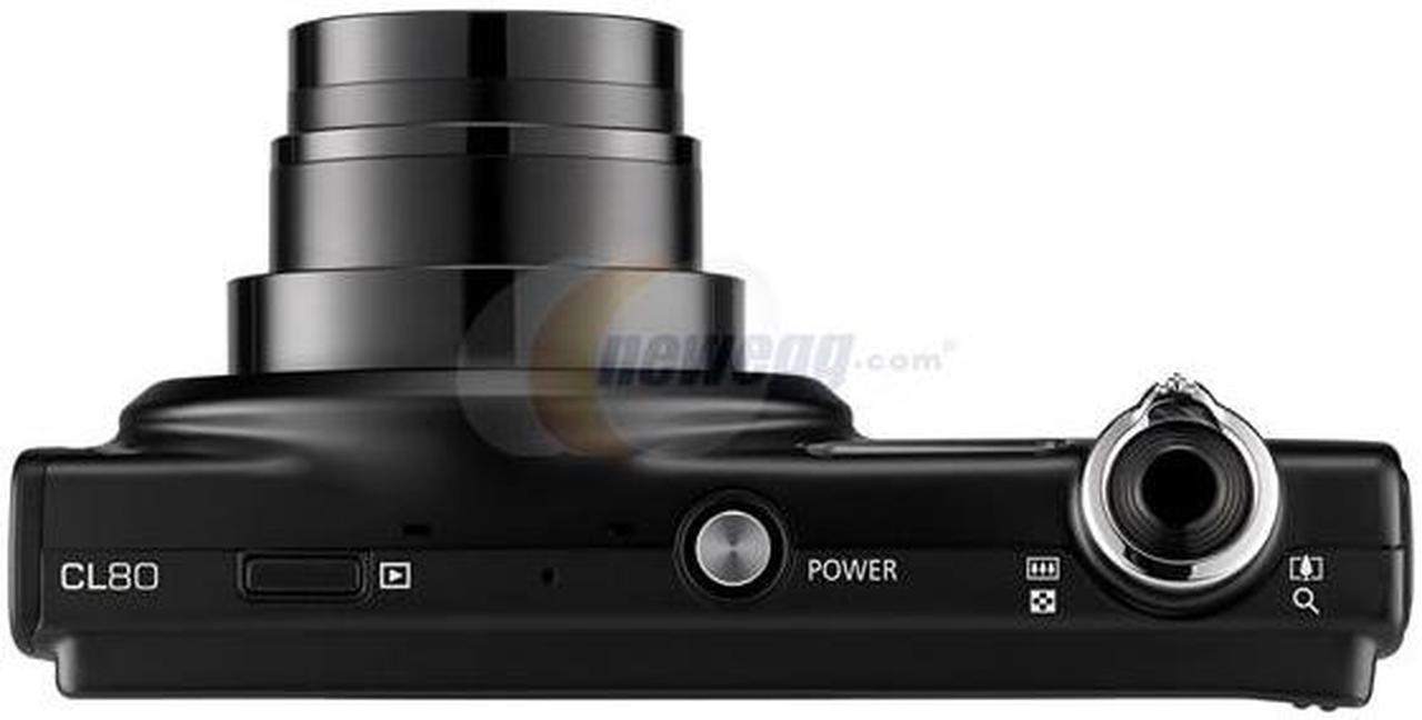 Alt view image 7 of 7 - SAMSUNG CL80 Black 14 MP 7X Optical Zoom Digital Camera
