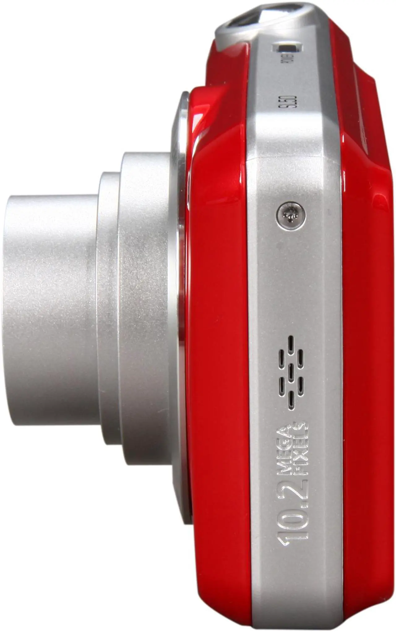 Alt view image 5 of 8 - SAMSUNG SL50 Tomato Orange 10.2 MP 5X Optical Zoom 27mm Wide Angle Digital Camera